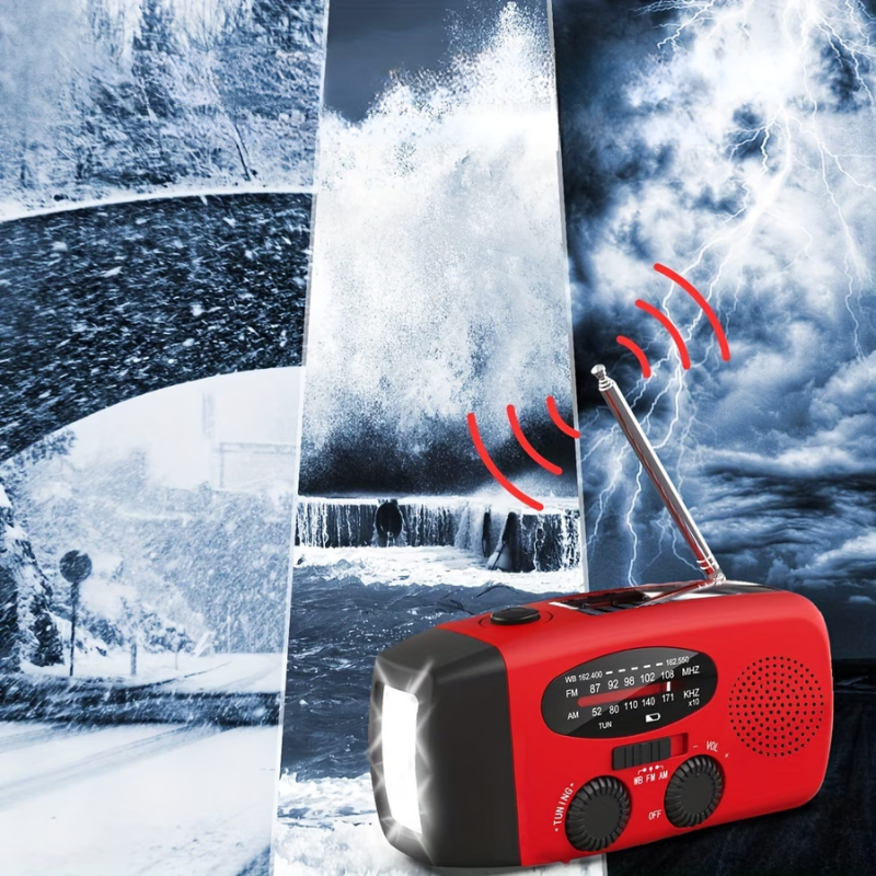 Ultieme Multifuncionele Radio: Meerdere Functies, Eenvoudig Opladen - Houd Jezelf Geïnformeerd, Waar Je Ook Bent : werkplek, outdoor, camping, in de natuur...