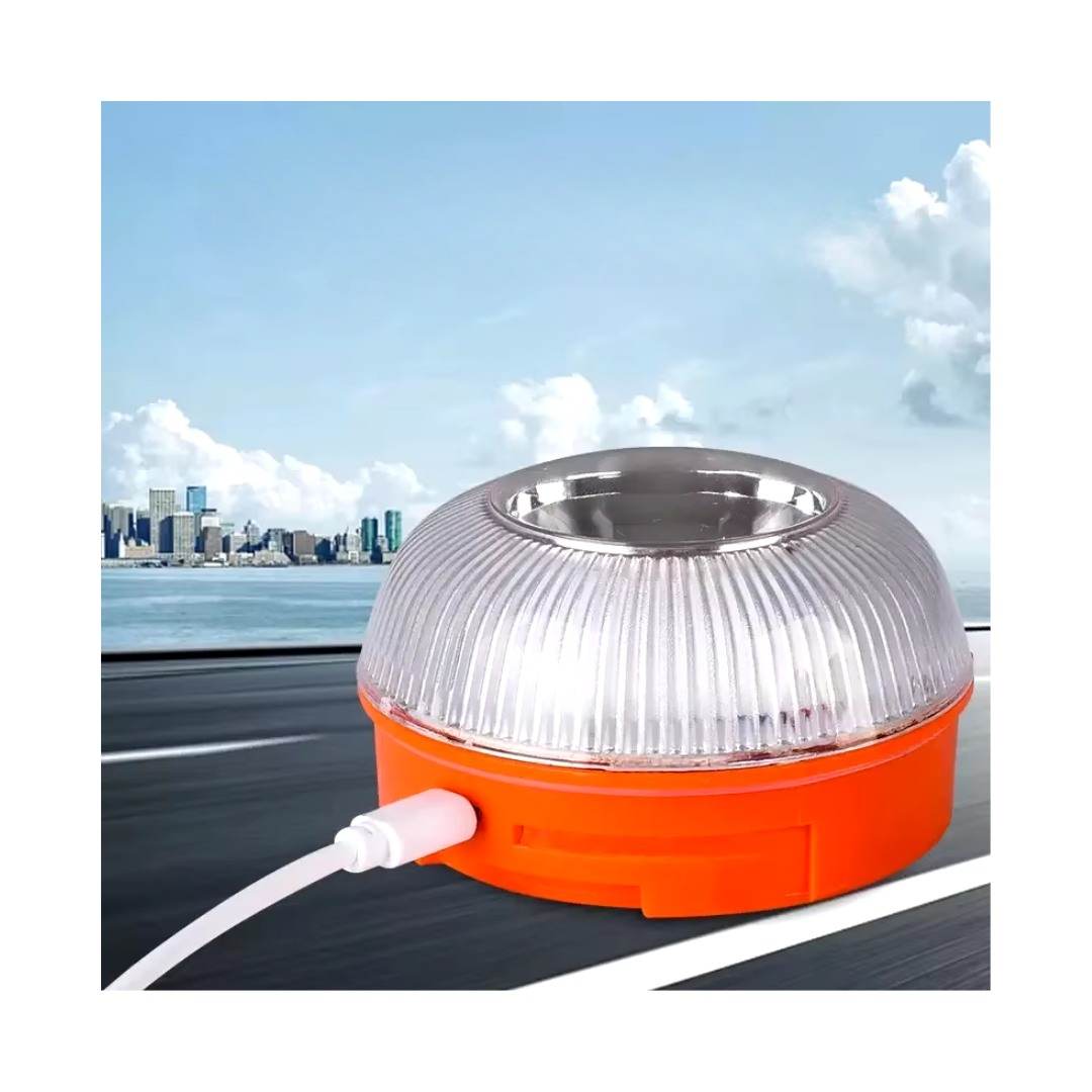 Noodbakenlicht: USB Oplaadbaar, Magnetisch & Super Helder