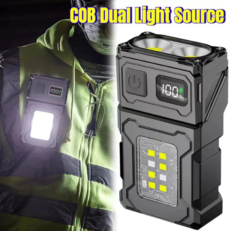 50W LED Zaklamp: Extreem Helder, Waterdicht, Robuust & Magnetisch