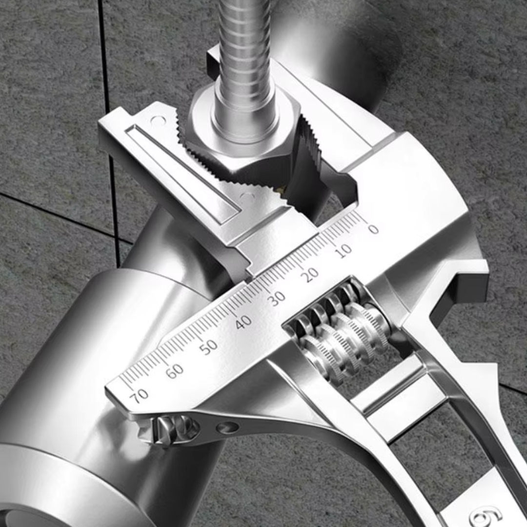 Groot bereik, klein formaat: Welltool Verstelbare Sleutel 6-68mm