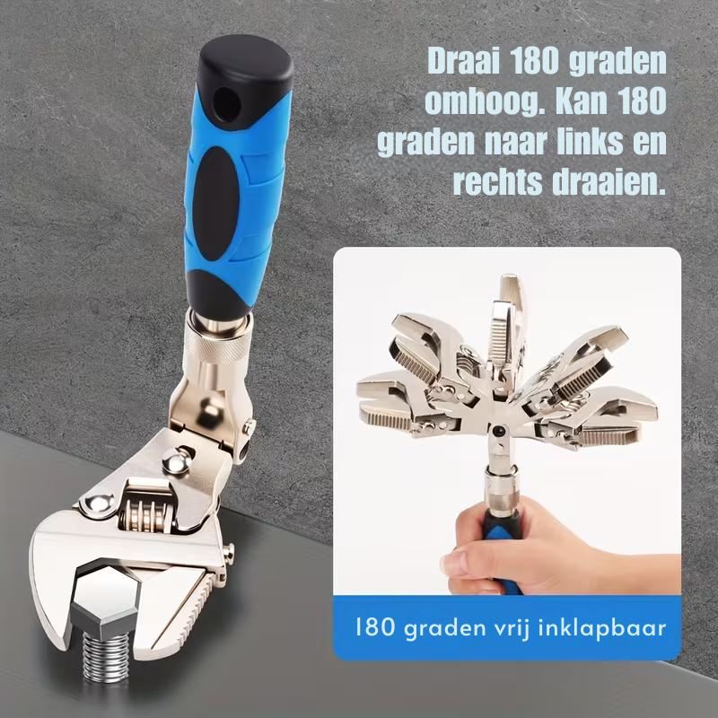 10 Inch Verstelbare Moersleutel: Dubbele Modus, Maximale Opening 35mm - Een Must-Have Voor Elke Klusser
