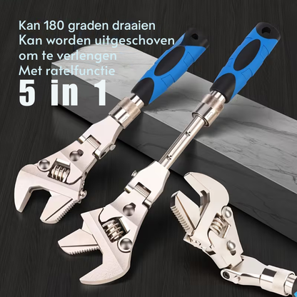 10 Inch Verstelbare Moersleutel: Dubbele Modus, Maximale Opening 35mm - Een Must-Have Voor Elke Klusser