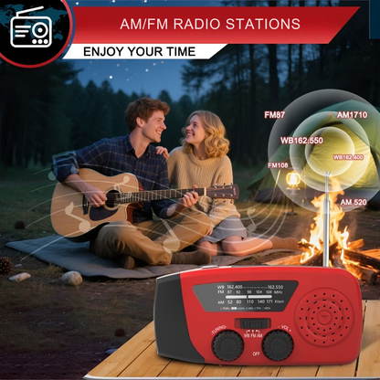 Ultieme Multifuncionele Radio: Meerdere Functies, Eenvoudig Opladen - Houd Jezelf Geïnformeerd, Waar Je Ook Bent : werkplek, outdoor, camping, in de natuur...