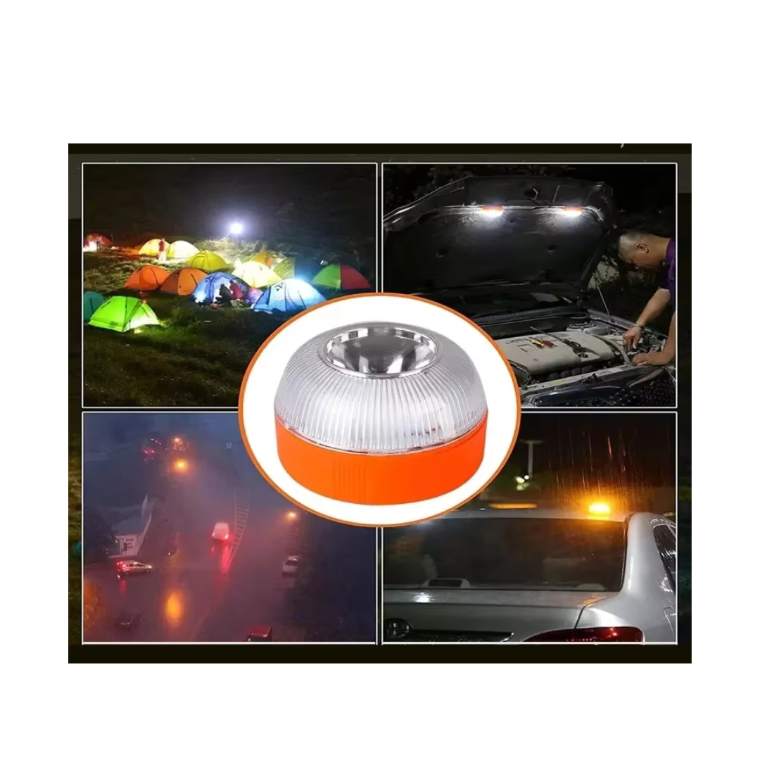 Noodbakenlicht: USB Oplaadbaar, Magnetisch & Super Helder