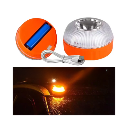 Noodbakenlicht: USB Oplaadbaar, Magnetisch & Super Helder